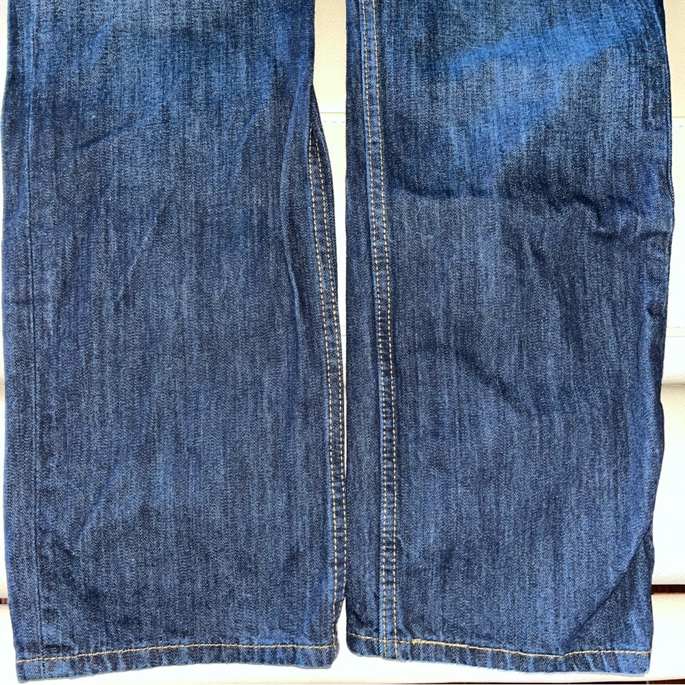 Levi's Men's Straight Jeans - Dark Blue - Picture 15 of 16